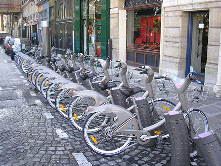 Alquiler de bicicletas en Parí­s