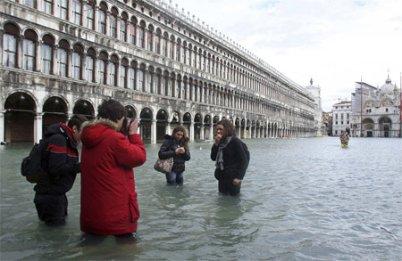 Venecia bajo el agua