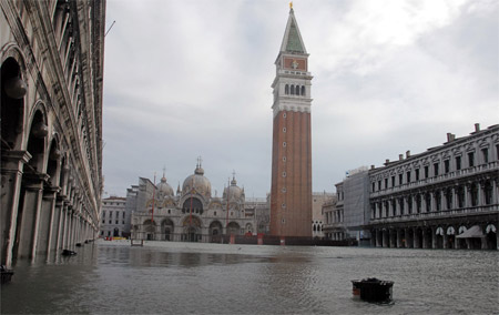 Venecia bajo el agua
