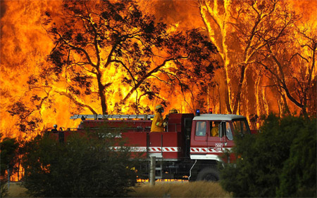 Incendios en el sur de Australia