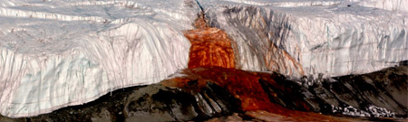 Cascada de Sangre - Glaciar Taylor, Antártida