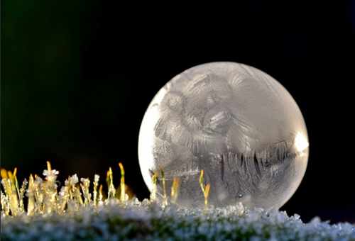 Burbujas congeladas