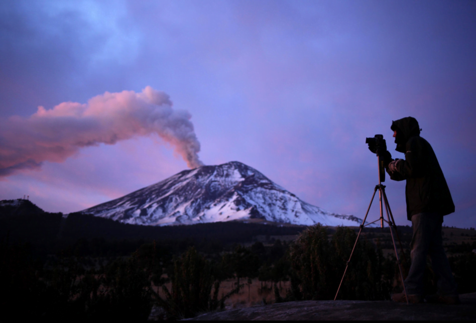 Actividad volcanica del Popocatepetl 2