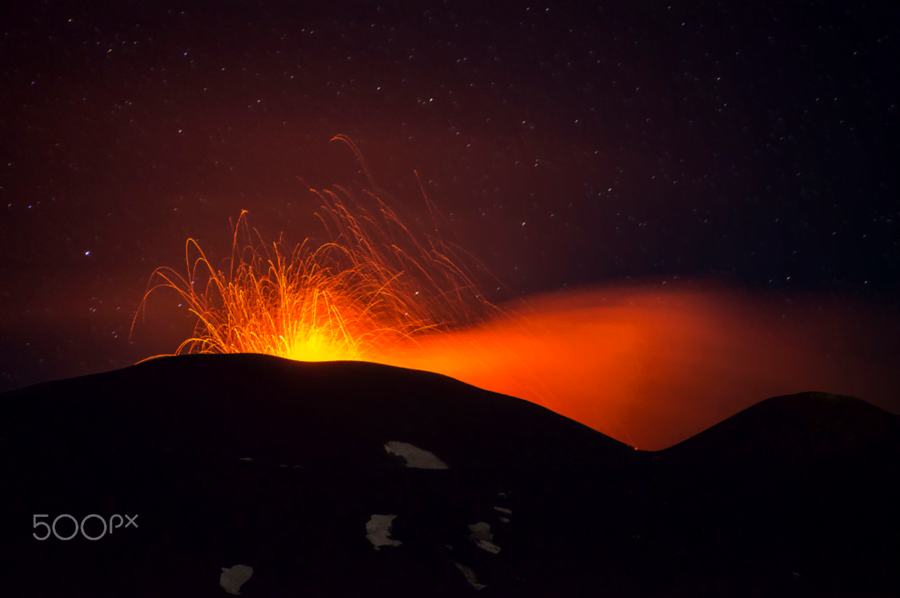 Etna en erupcion 2