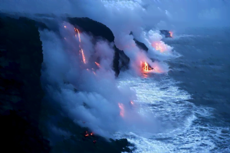 lava del volcan Kilauea en el Pacifico 4