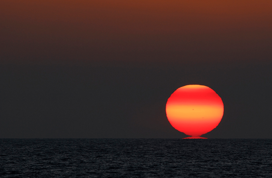 ¿Por qué a veces el sol se ve de rojo intenso? Nuestroclima