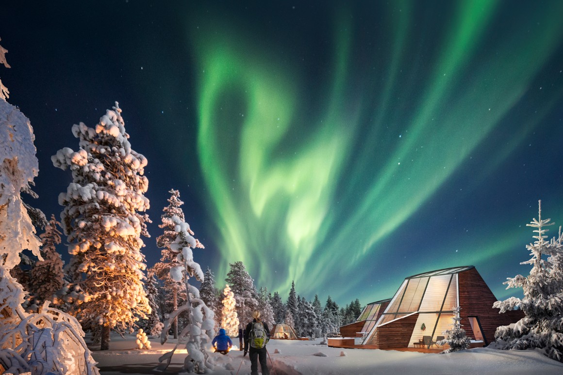 metálico a tiempo lluvia Las auroras en la Laponia – Nuestroclima