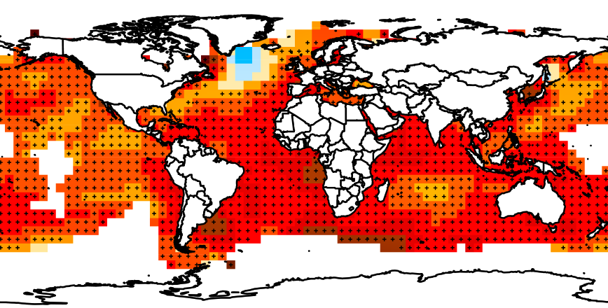 Las temperaturas del fondo de los océanos están aumentando