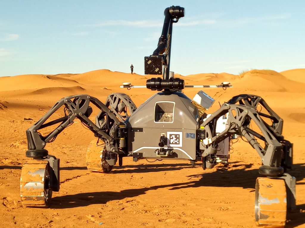 Robot explorarán cuevas en la Luna