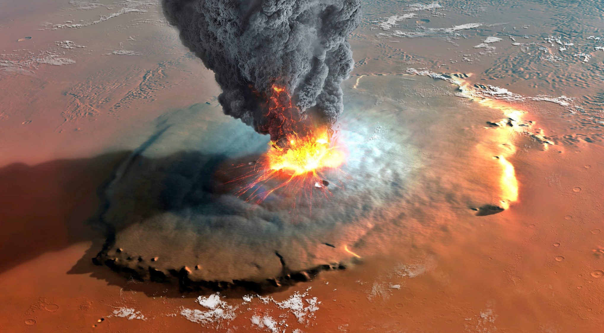 Hay volcanes activo en el planeta Marte? – Nuestroclima